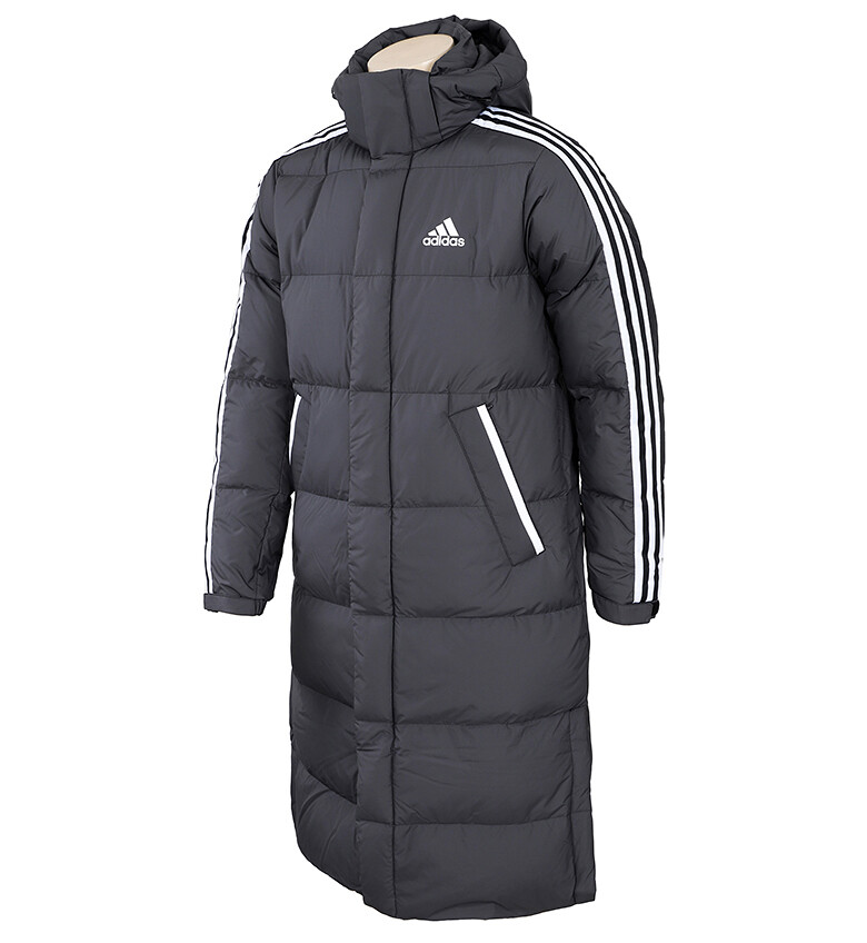 adidas originals hooded parka in black